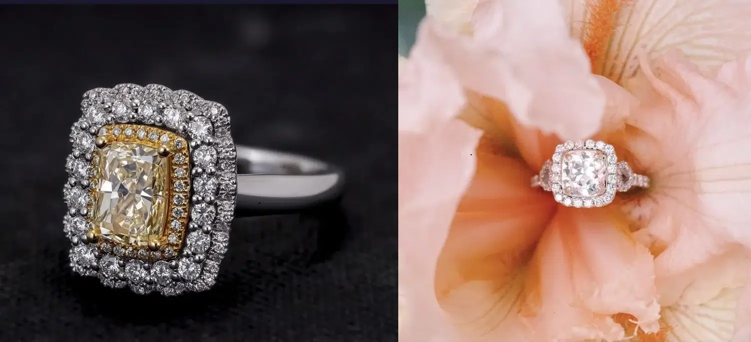 Cushion Engagement Rings