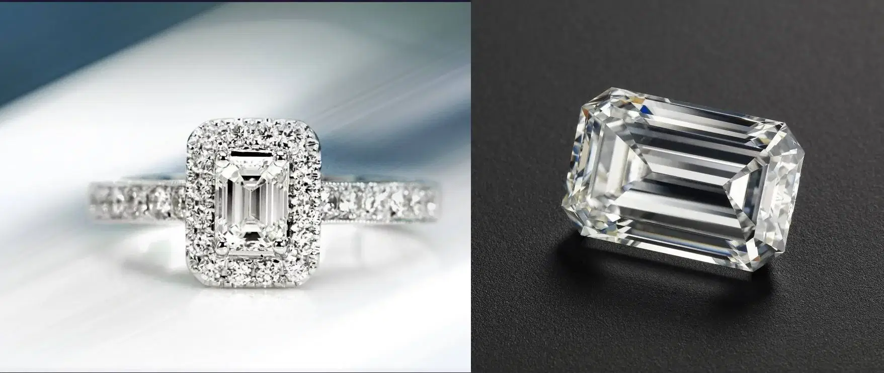 Emerald Cut Engagement Rings