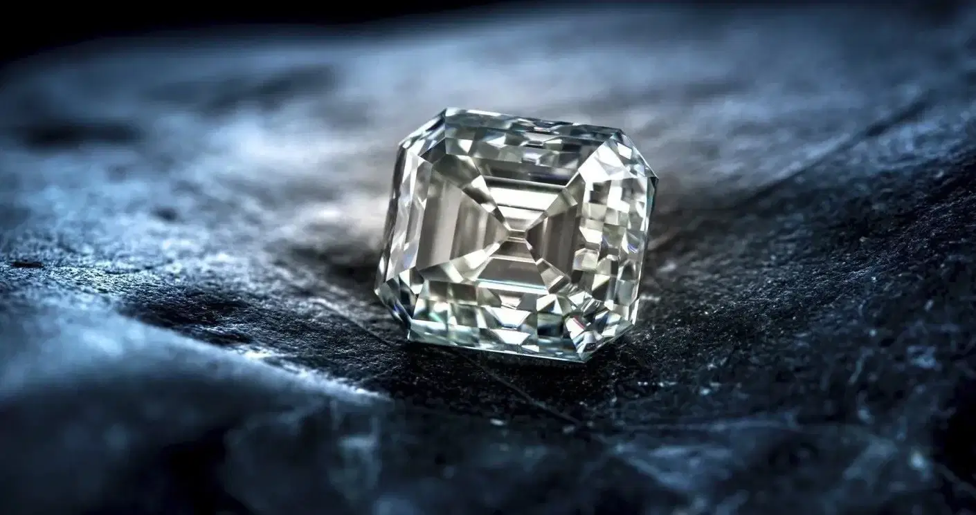 Asscher cut diamond