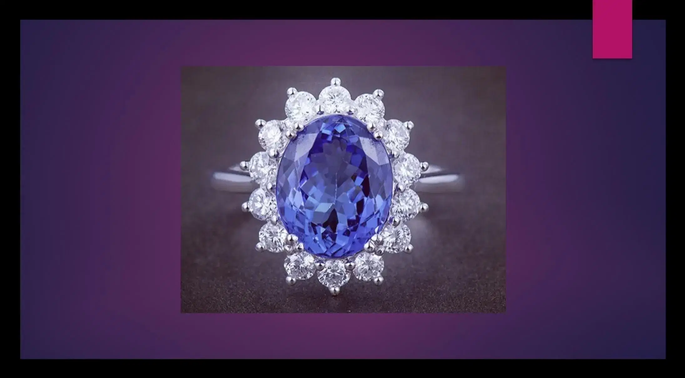 Tanzanite Engagement Ring