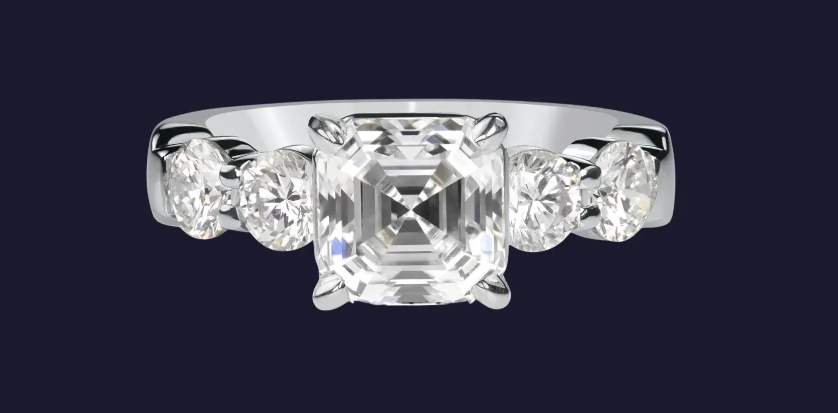 10 Best Asscher Cut Engagement Rings in 2024