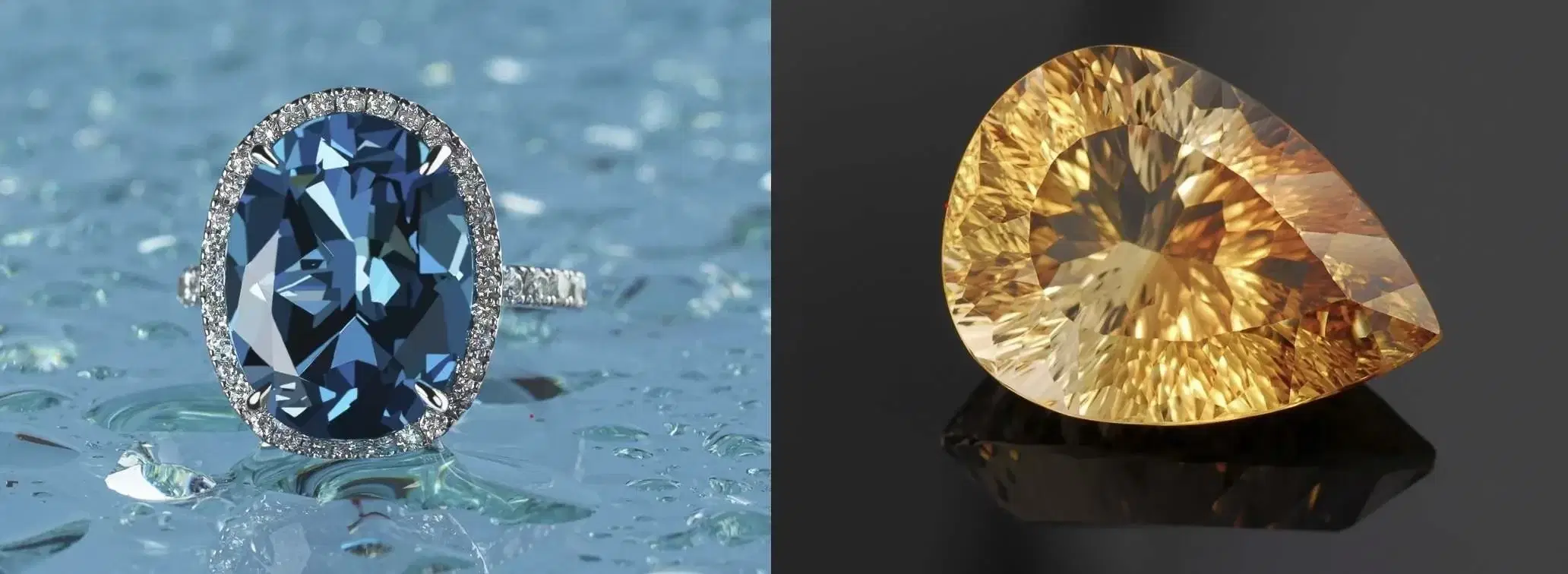 Citirine vs Topaz Citirine vs Topaz