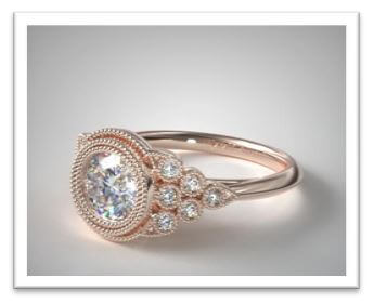 antique rose gold engagement ring antique rose gold engagement ring