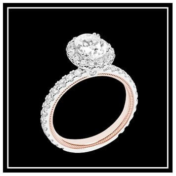 halo oval engagement rings