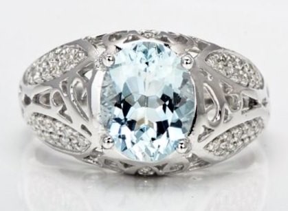 Aquamarine gemstone