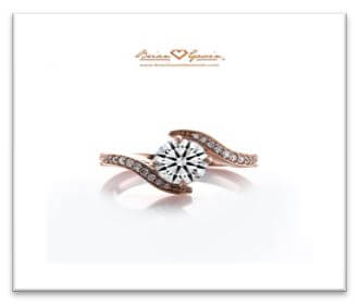 swirl round engagement ring swirl round engagement ring