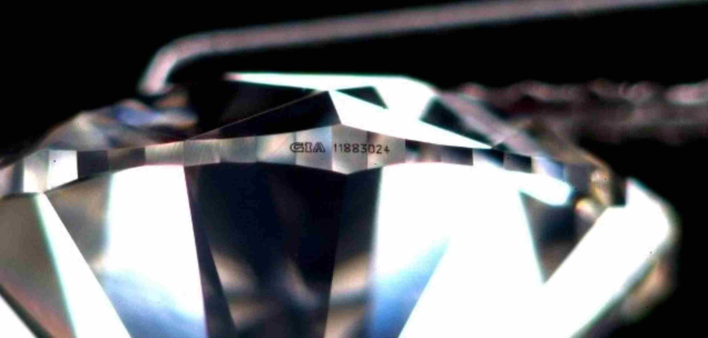 diamond certification inscription