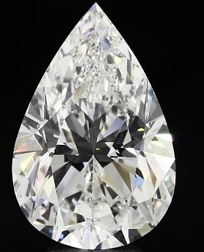 ideal loose pear cut diamond