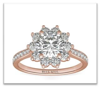 flower engagement ring design flower engagement ring design