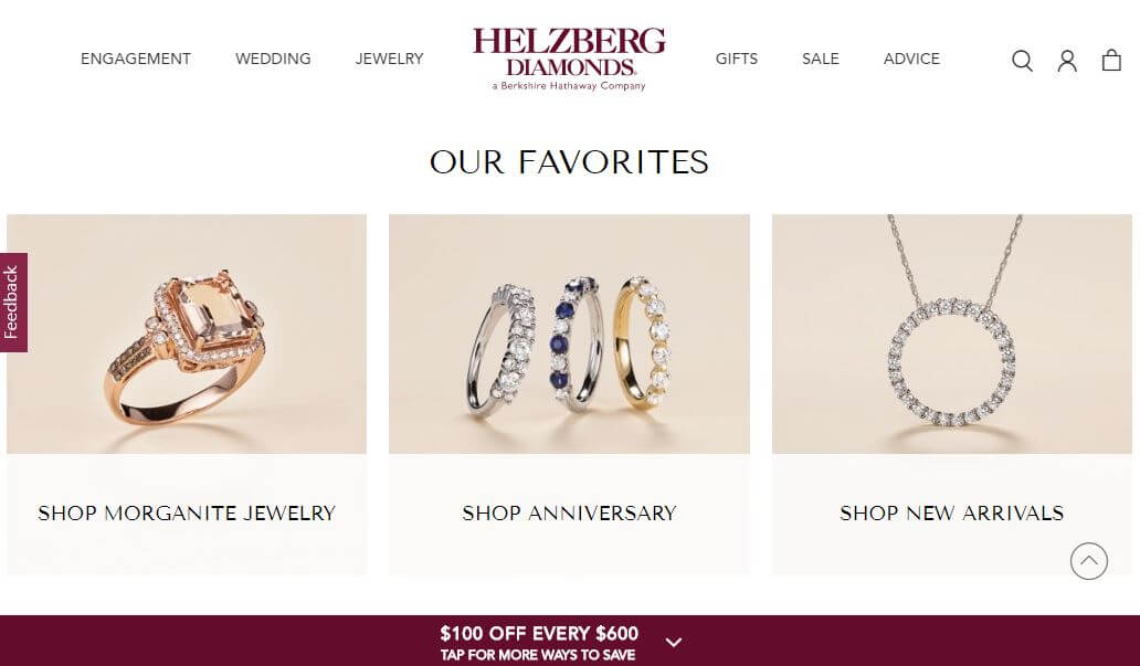 What Helzberg Diamonds Offer